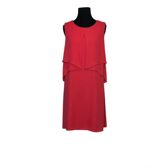 BCBGMAXAZRIA Red Drape Mini Dress size M - Picture 14 of 16